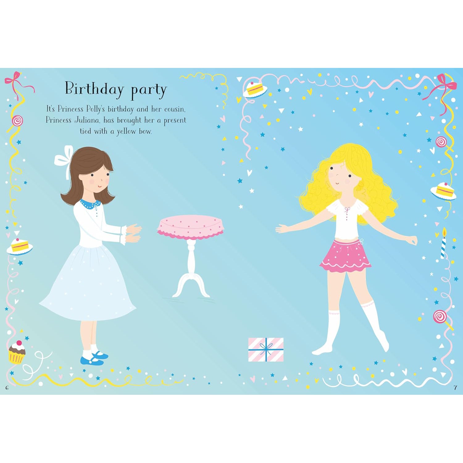 Usborne Little Sticker Dolly Dressing: Princesses – Activity Sticker Book