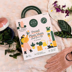 Plant leaf care kit on table