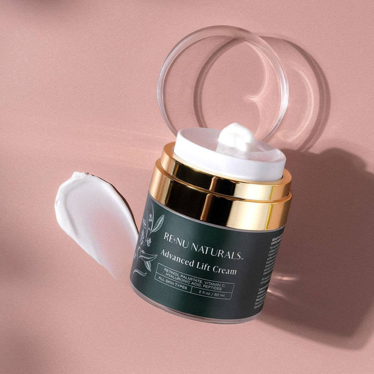 Peptide facial cream with Shea Butter, Vitamin C, and botanical extracts