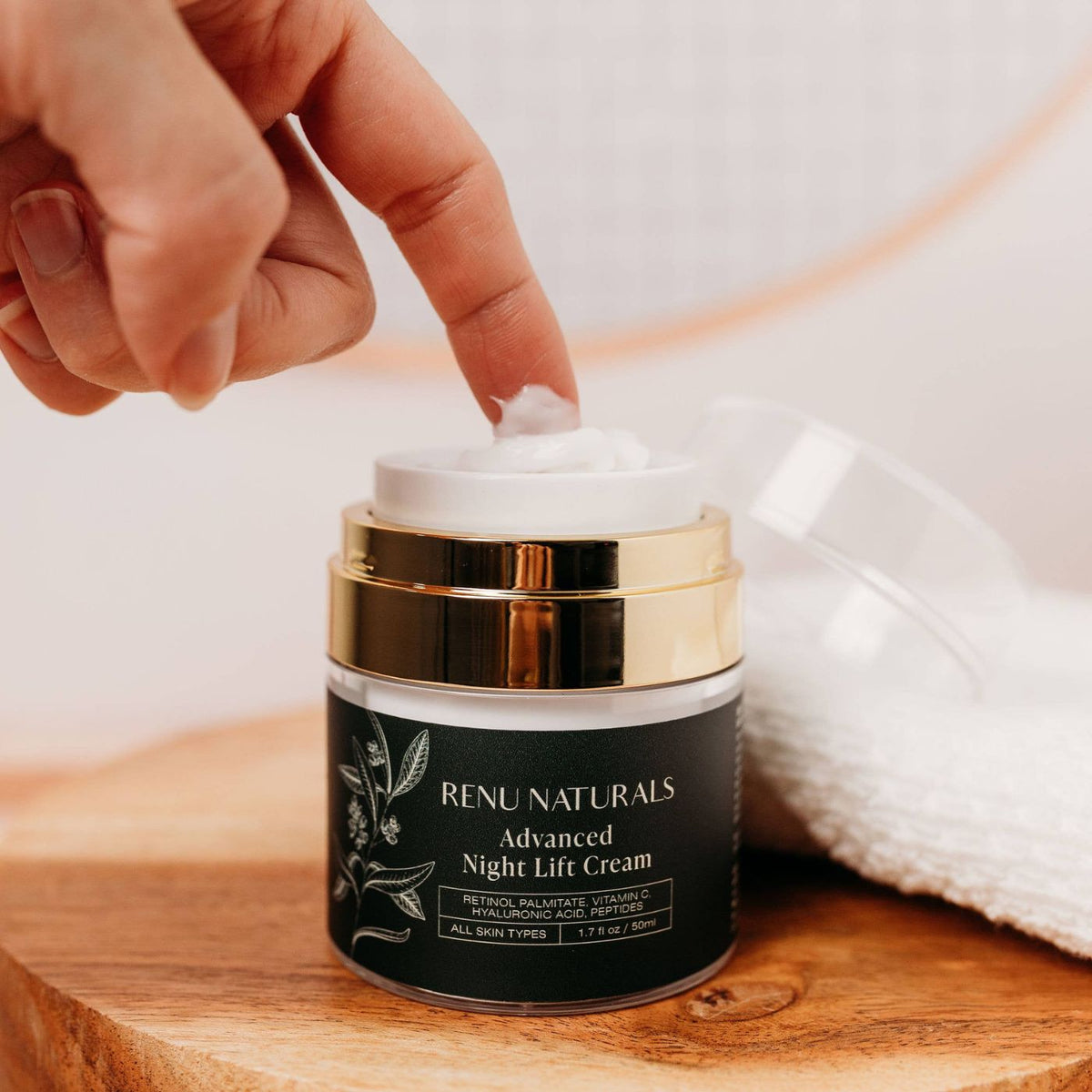 Rich anti-aging moisturizer for smoother, firmer-looking skin