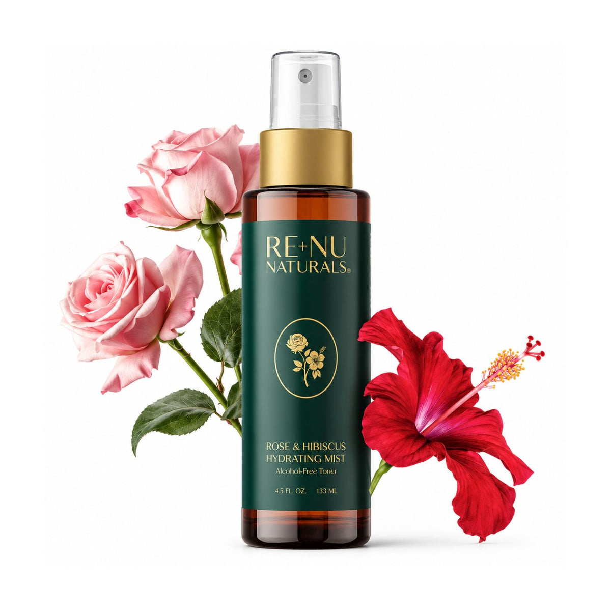 RE+NU Organic Rose & Hibiscus Hydrating Mist