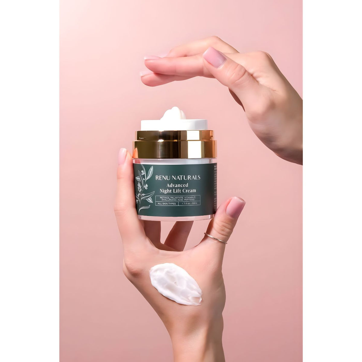Nourishing peptide night cream with Matrixyl, Synthe-6, and Vitamin C