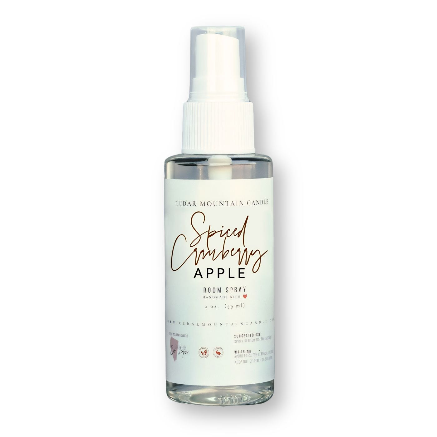 Room Spray - Spiced Cranberry Apple spray bottle