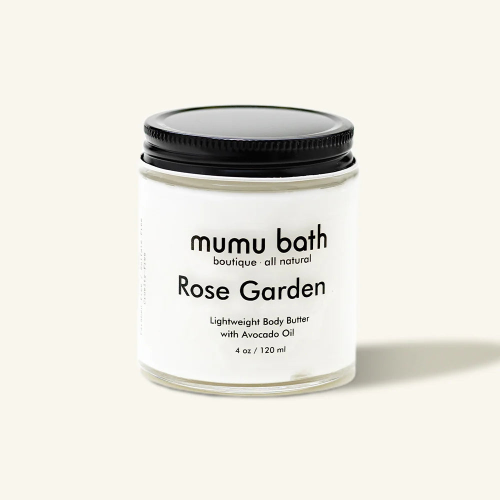 Mumu Bath Lightweight Body Butter with Avocado Oil -Rose Garden (L)