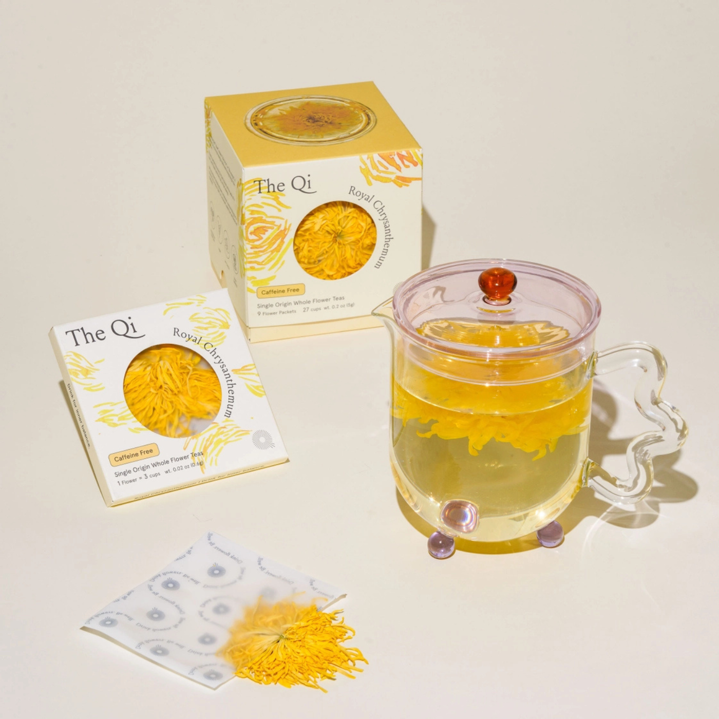 The Qi Floral Detox Tea Tasting Sigle Bag - Chrysanthemum