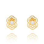 Blissful Ruyi Stud Earrings - Shen Yun Collections