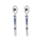 Mongolian Radiance Earrings Side - Shen Yun Collections