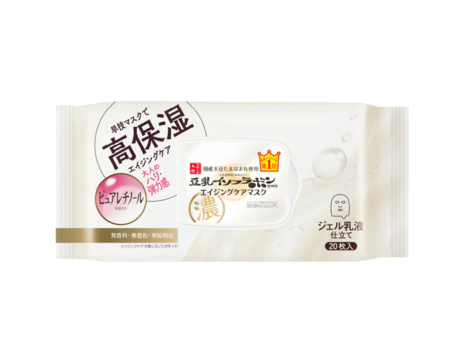 SANA Nameraka Honpo Wrinkle Sheet Mask N – Japanese Retinol & Soy Milk Anti-Aging Mask