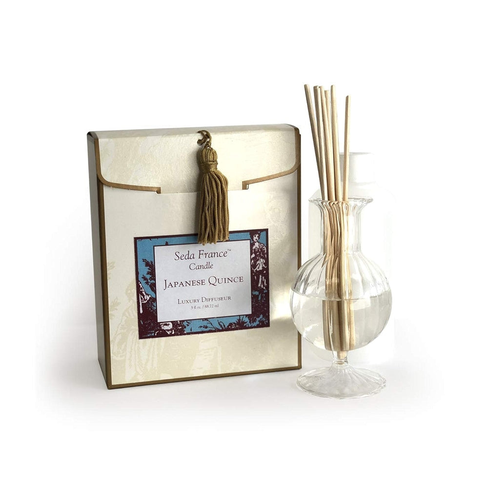 Seda France Classic Toile Mini Diffuseur Set - Japanese Quince 3oz