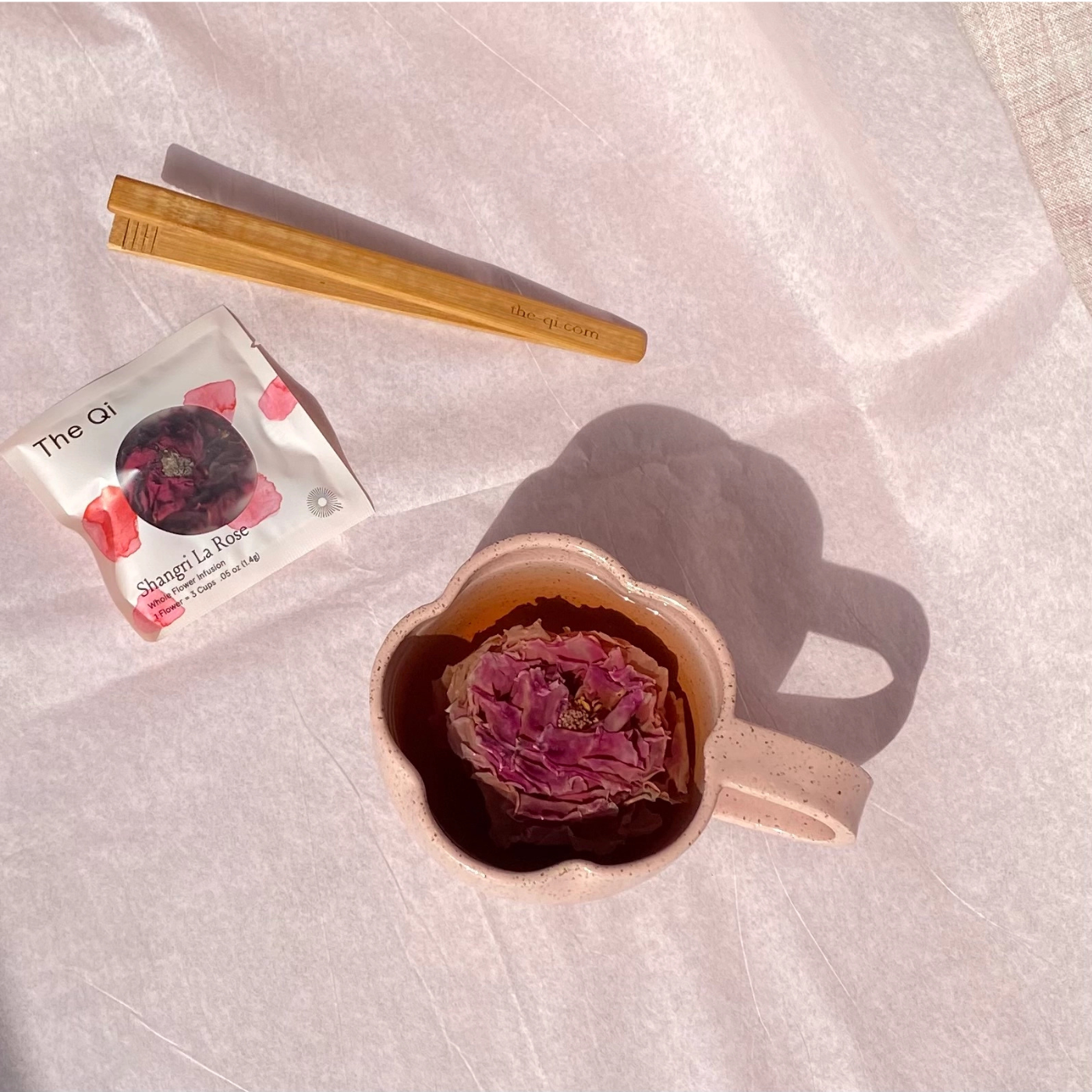 The Qi Floral Detox Tea Tasting Sigle Bag - Rose