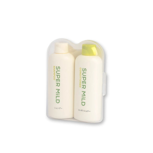 Shiseido Ft Super Mild Shampoo & Conditioner Travel Set Green 04