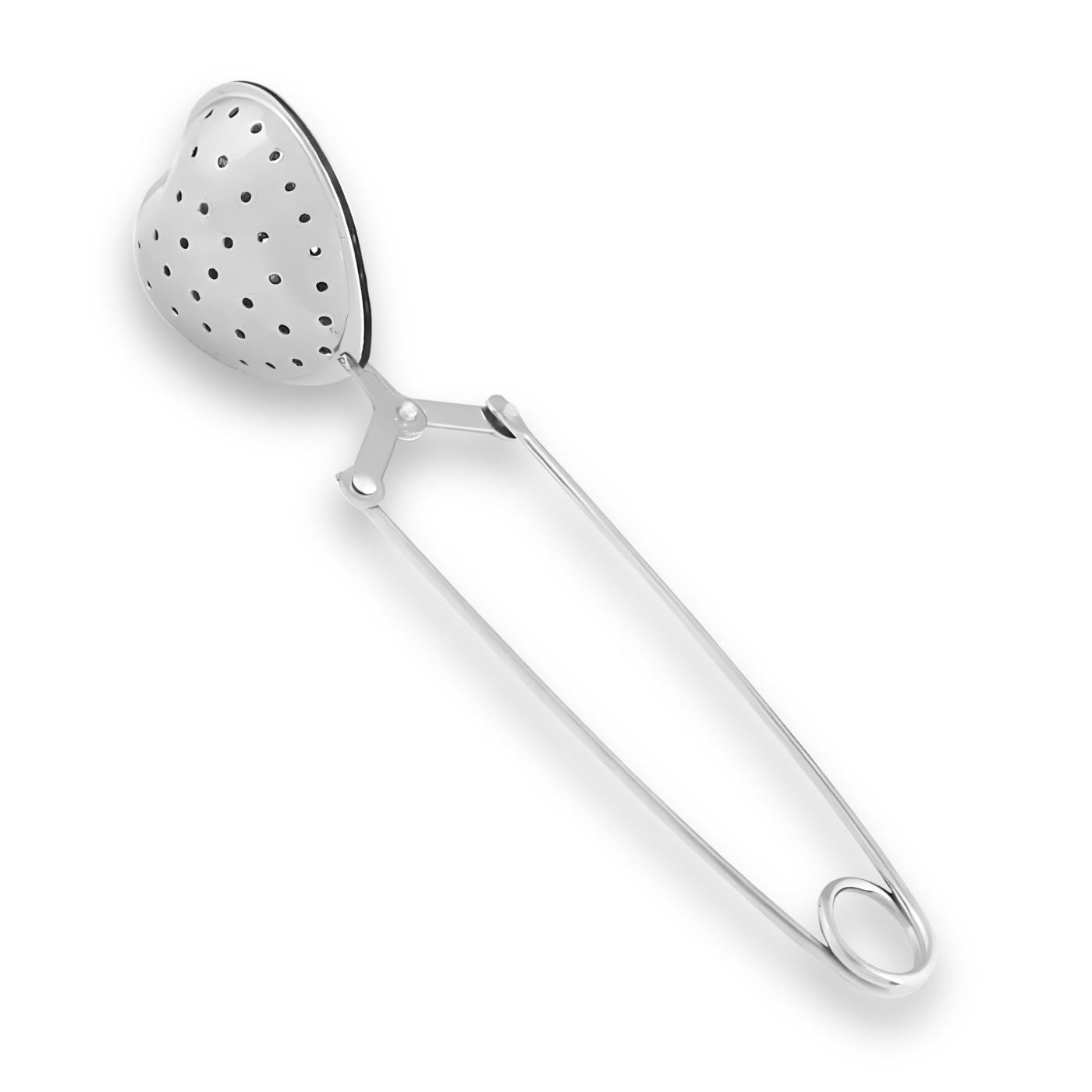 Stylish Heart-Shaped Stainless Steel Tea Infuser, Brewing