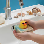 Soap bar for kids with hidden duckling