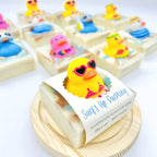Summer Surf's Up Duckling Handmade Soap Bar for Kids VEGAN