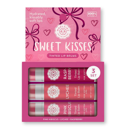 Sweet Kisses Tinted Lip Balm Set Of 3