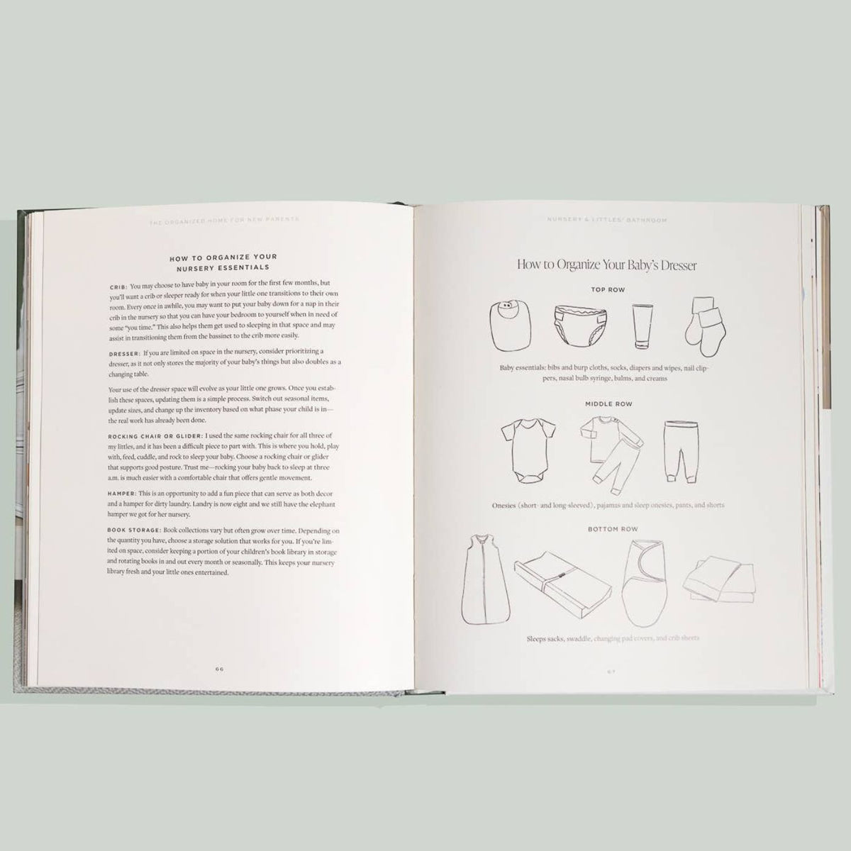 Home organization guide for new and expecting parents