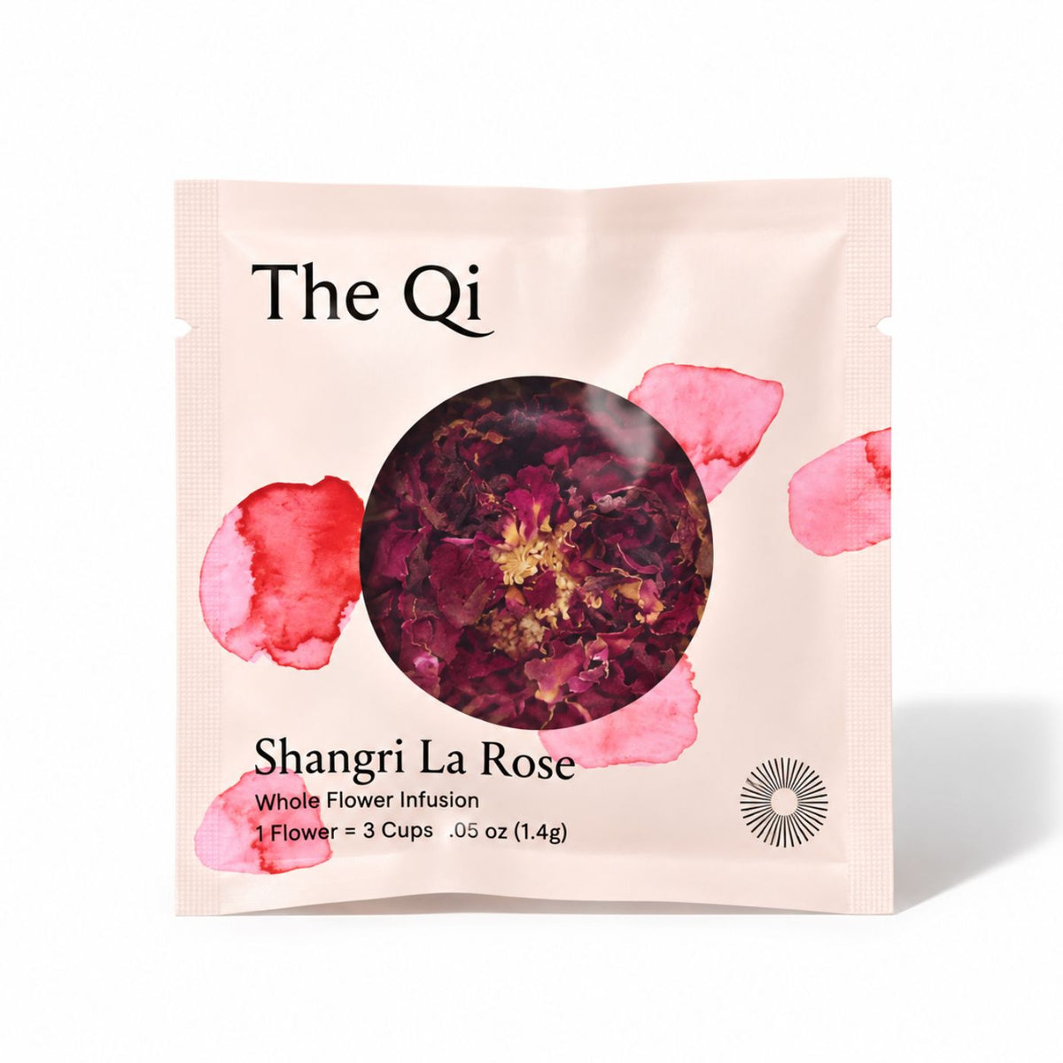The Qi Floral Detox Tea Tasting Single Bag - Rose