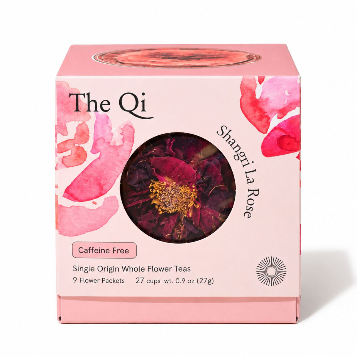 The Qi Shangri-La Rose Flower Tea Package