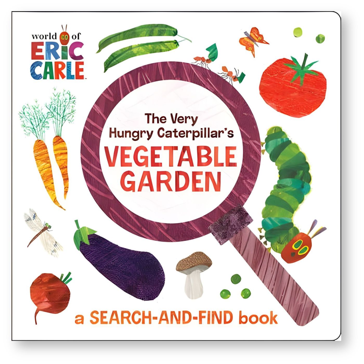 Very Hungry Caterpillar vegetable garden board book cover