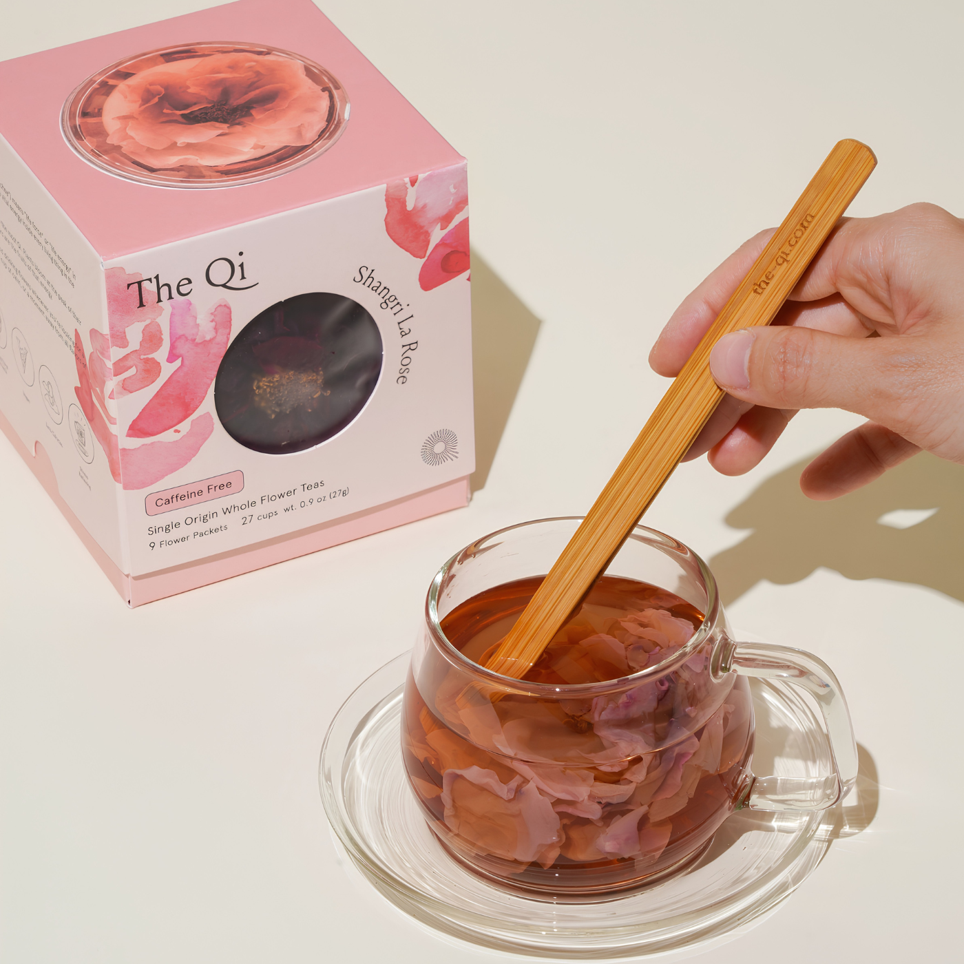 The Qi Floral Detox Tea Tasting Sigle Bag - Rose
