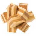 Screen-free bamboo puzzle game