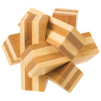Screen-free bamboo puzzle game