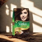 Vatika henna hair color dark brown box