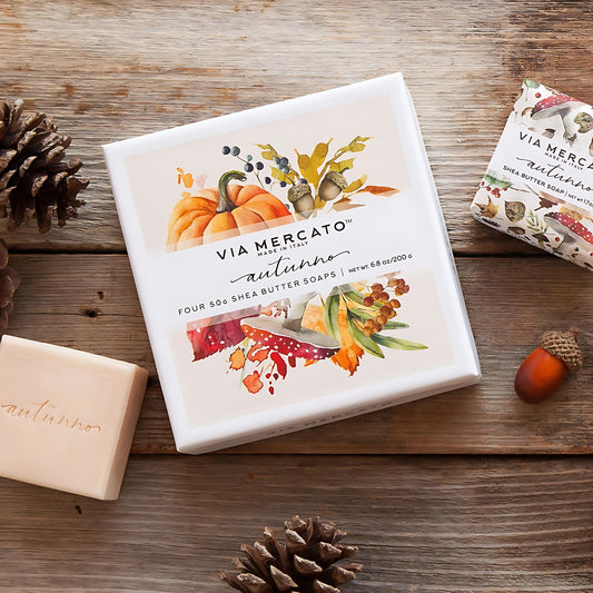 Via Mercato Autunno Gift Set -  Shea Butter Soap