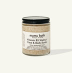 Mumu Bath Vitamin B5 Walnut Face and Body Scrub