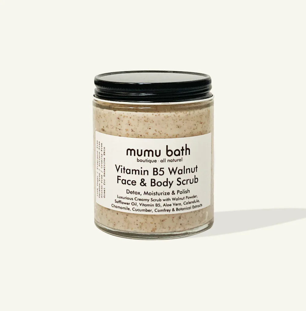 Mumu Bath Vitamin B5 Walnut Face and Body Scrub