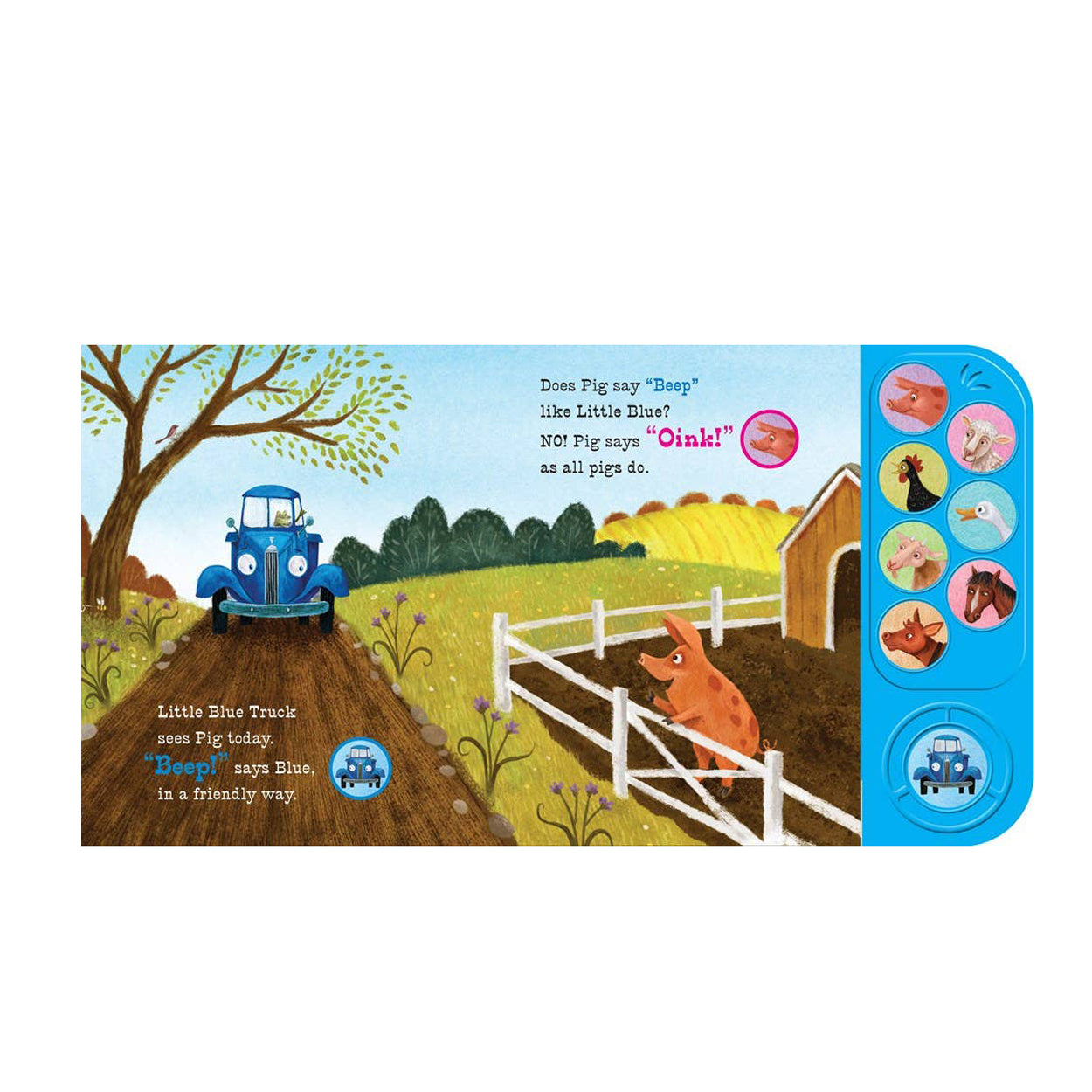 What Do You Say, Little Blue Truck? Sound Book