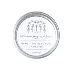 Whispering Willow Lavender Hand and Cuticle Salve in reusable tin