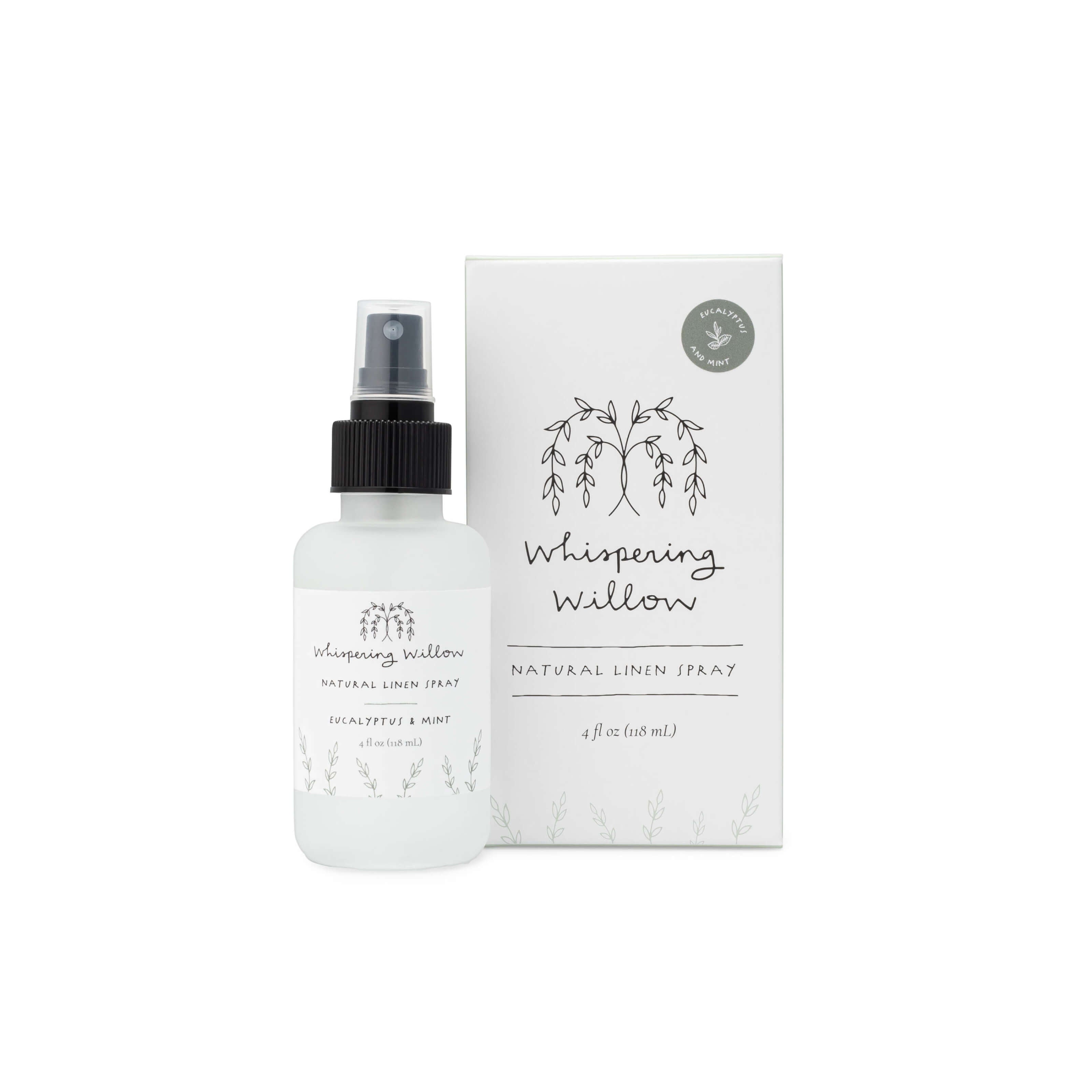 Whispering Willow Eucalyptus & Mint Linen Spray