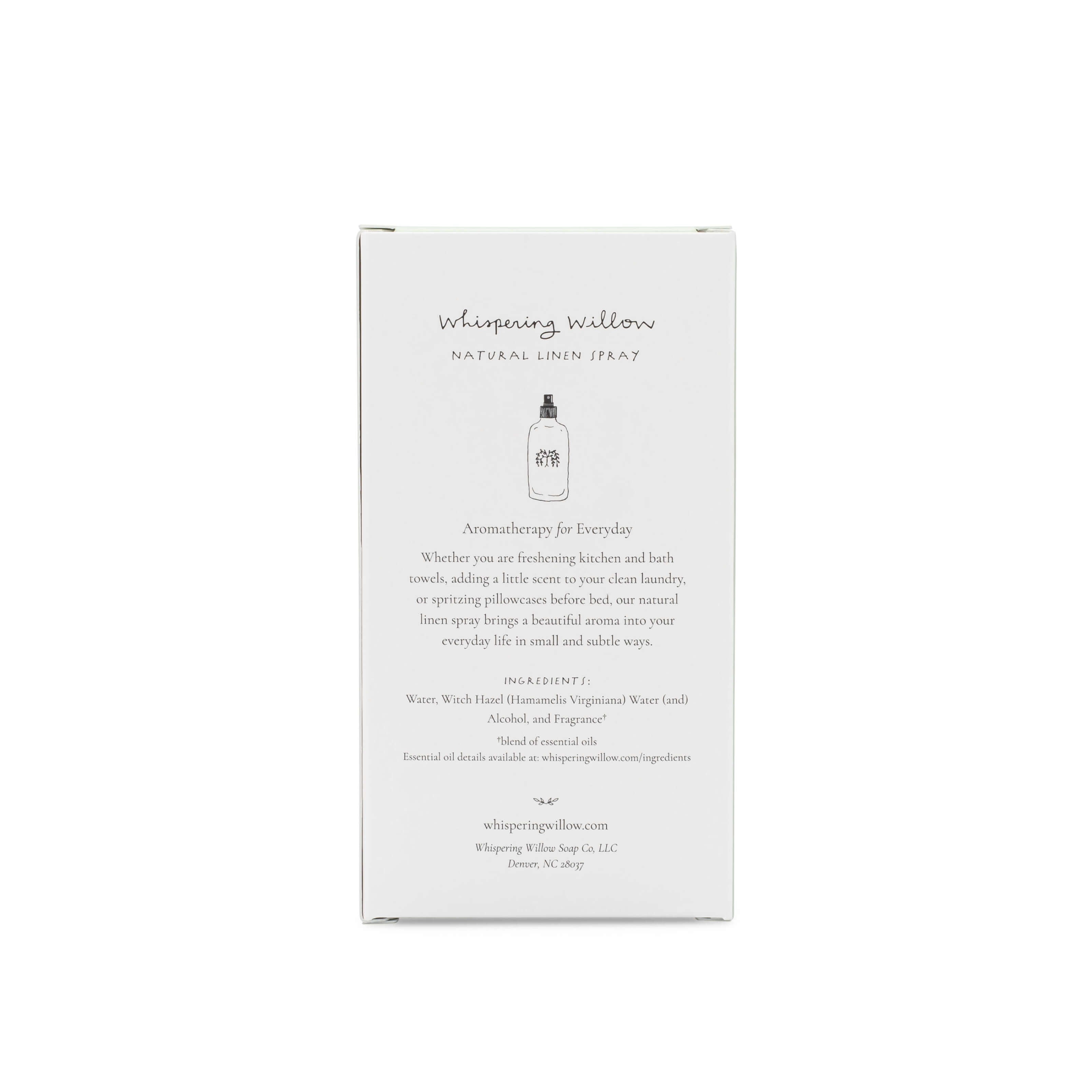 Whispering Willow Eucalyptus & Mint Linen Spray
