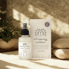 Whispering Willow Lavender Linen Spray background