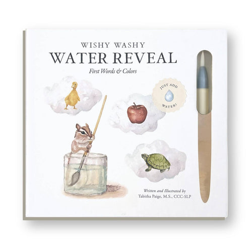 Wishy Washy Water Reveal activity book by Tabitha Paige