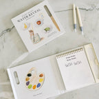 Reusable paint-with-water activity book for toddlers