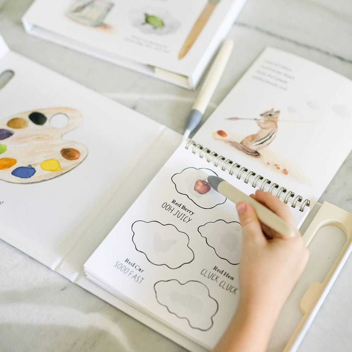 Wishy Washy mess-free painting book with refillable water pen