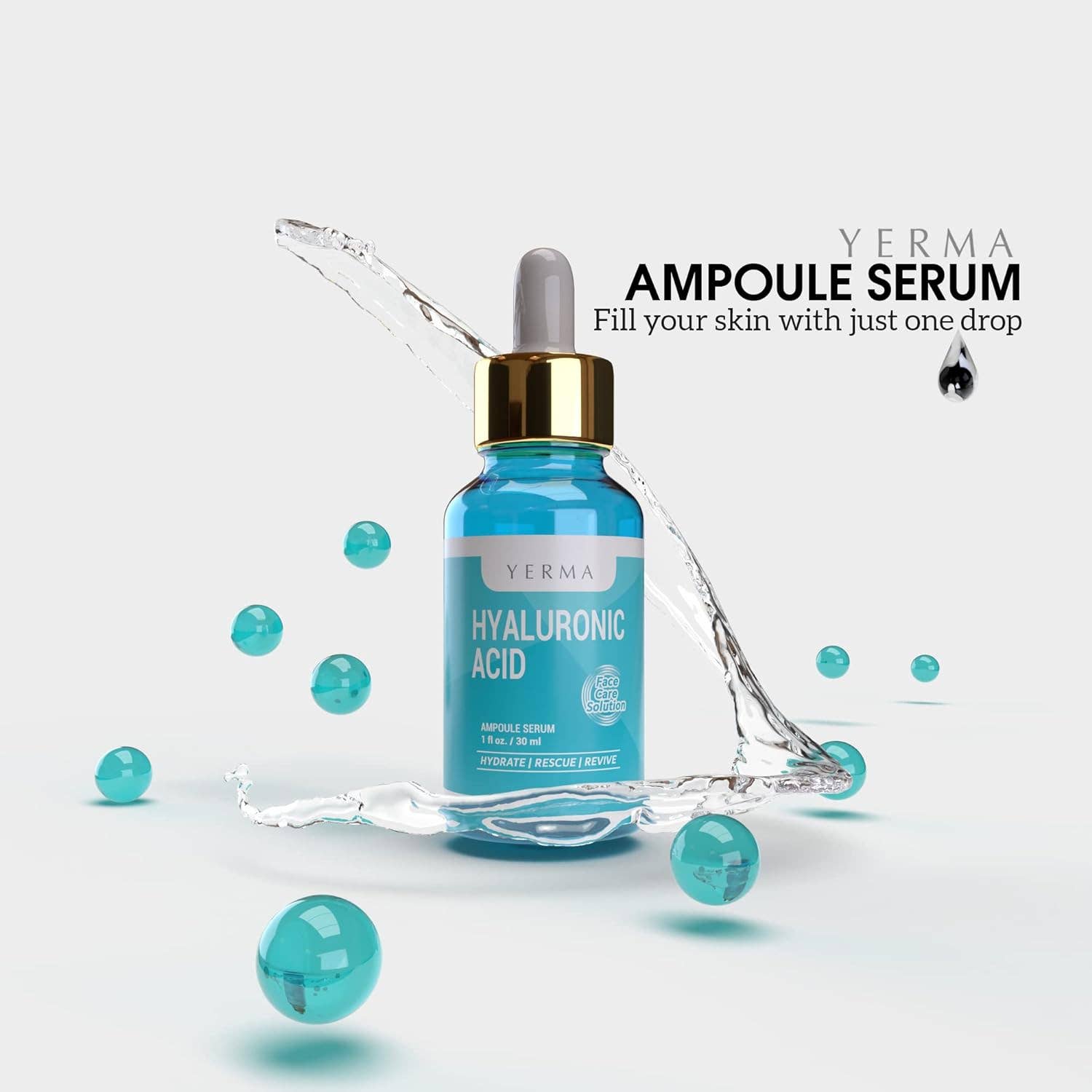 Lightweight hydrating serum texture on skin