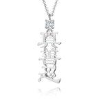 Zhen Shan Ren Words Silver Necklace - Shen Yun Collections