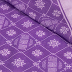 Zhen Shan Ren Long Scarf Purple Details - Shen Yun Collections