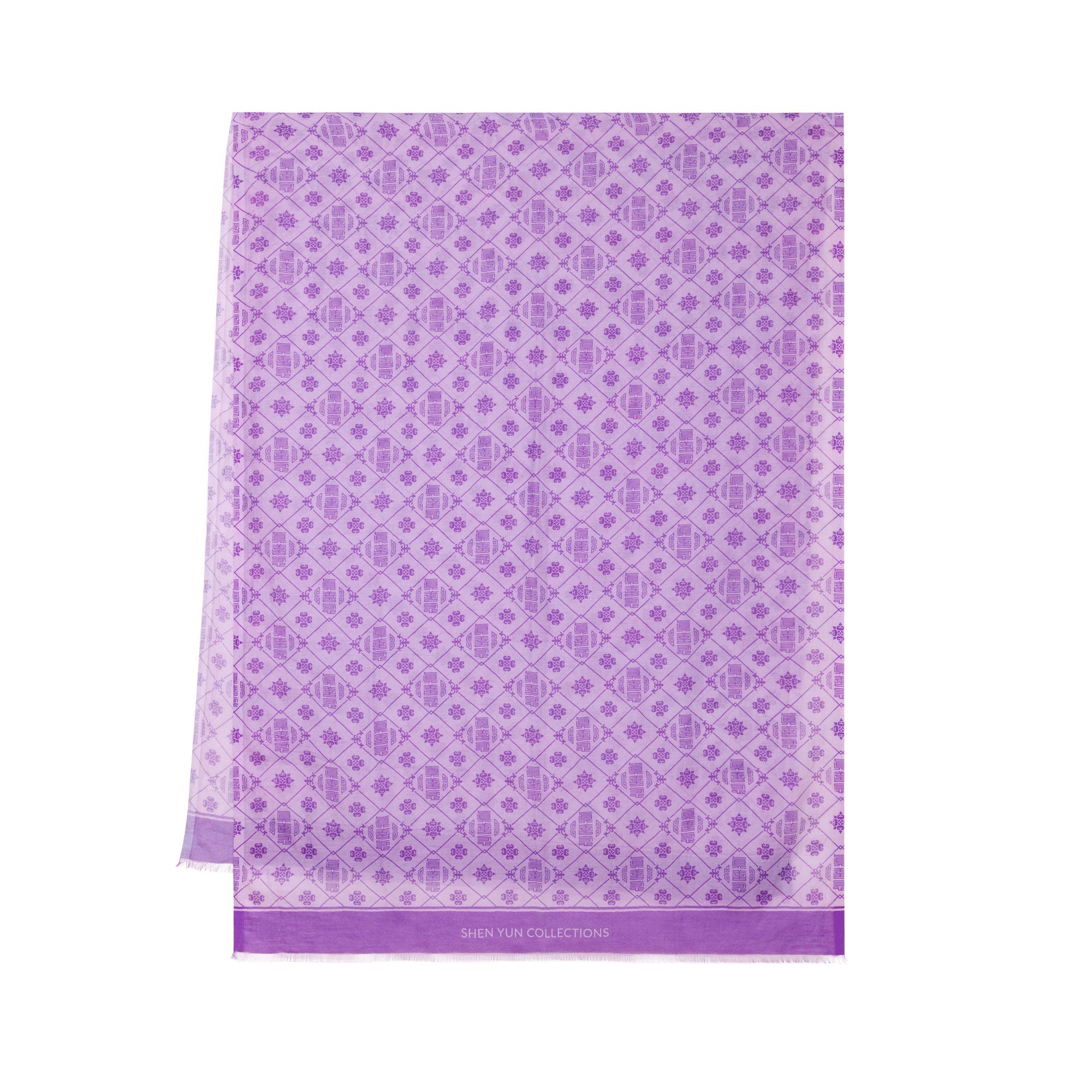Zhen Shan Ren Long Scarf Lilac - Shen Yun Collections