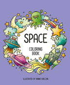 Space Coloring + Activity Book