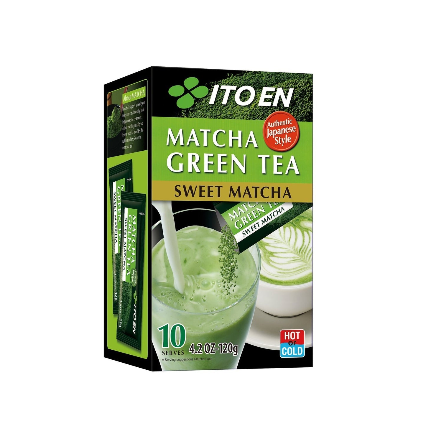 Itoen Matcha Grn Tea Swt 10p 4.20 Oz