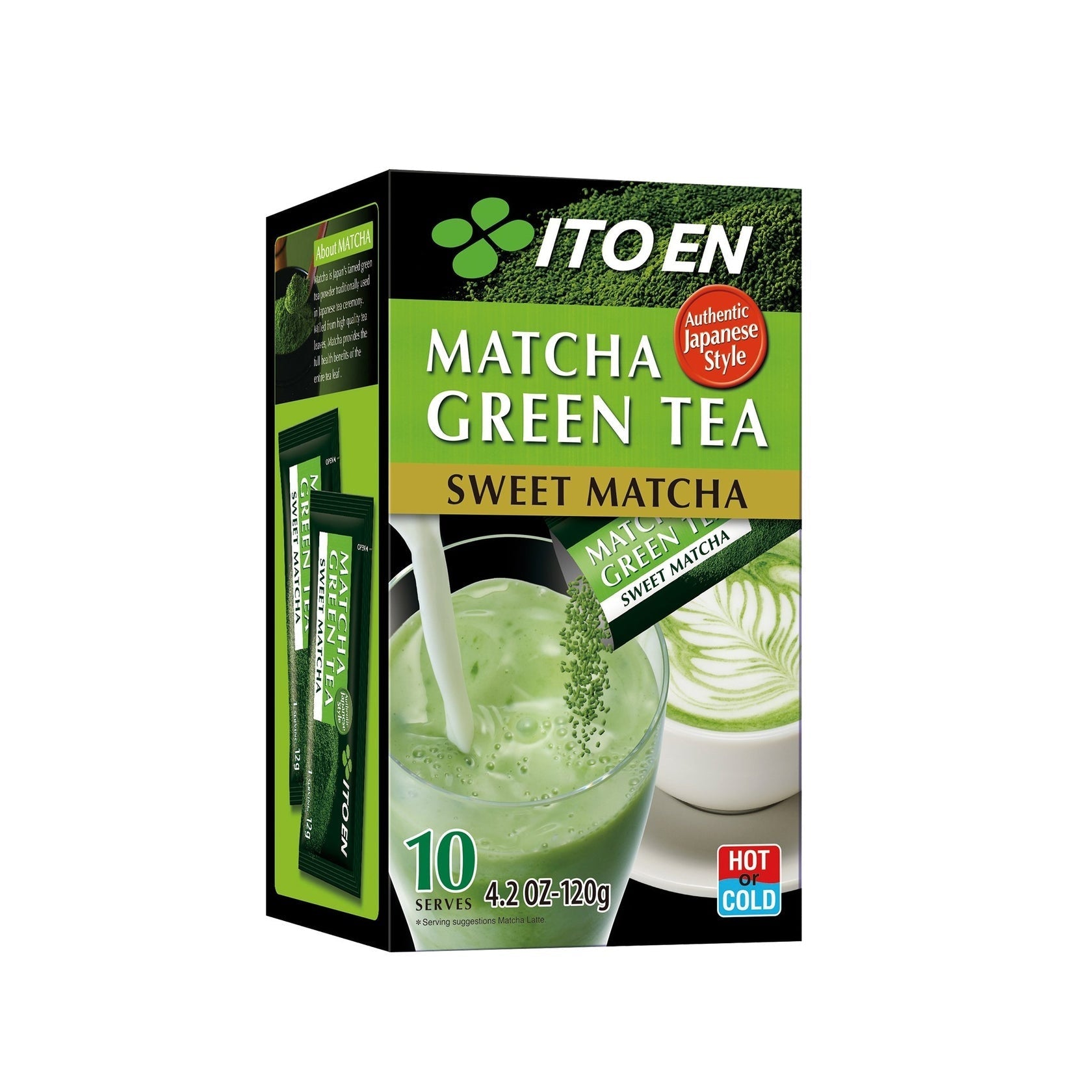 Itoen Matcha Grn Tea Swt 10p 4.20 Oz