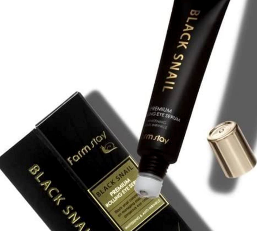 FARMSTAY Black Snail Premium Rolling Eye Serum