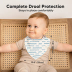 8-pack Baby Bandana Bibs for Boys and Girls - Vessels