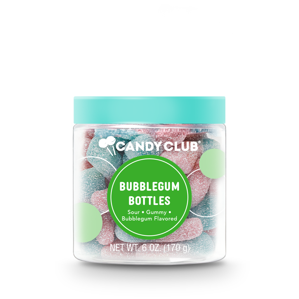 Candy Club Sour Bubblegum Bottles