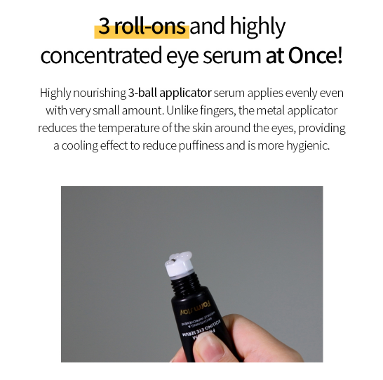 FARMSTAY Black Snail Premium Rolling Eye Serum