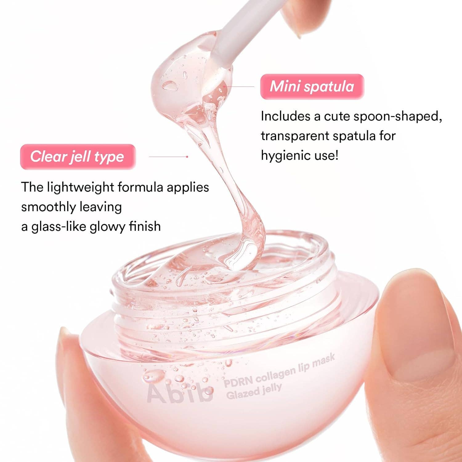 Abib glazed jelly lip mask hydrating collagen lip treatment